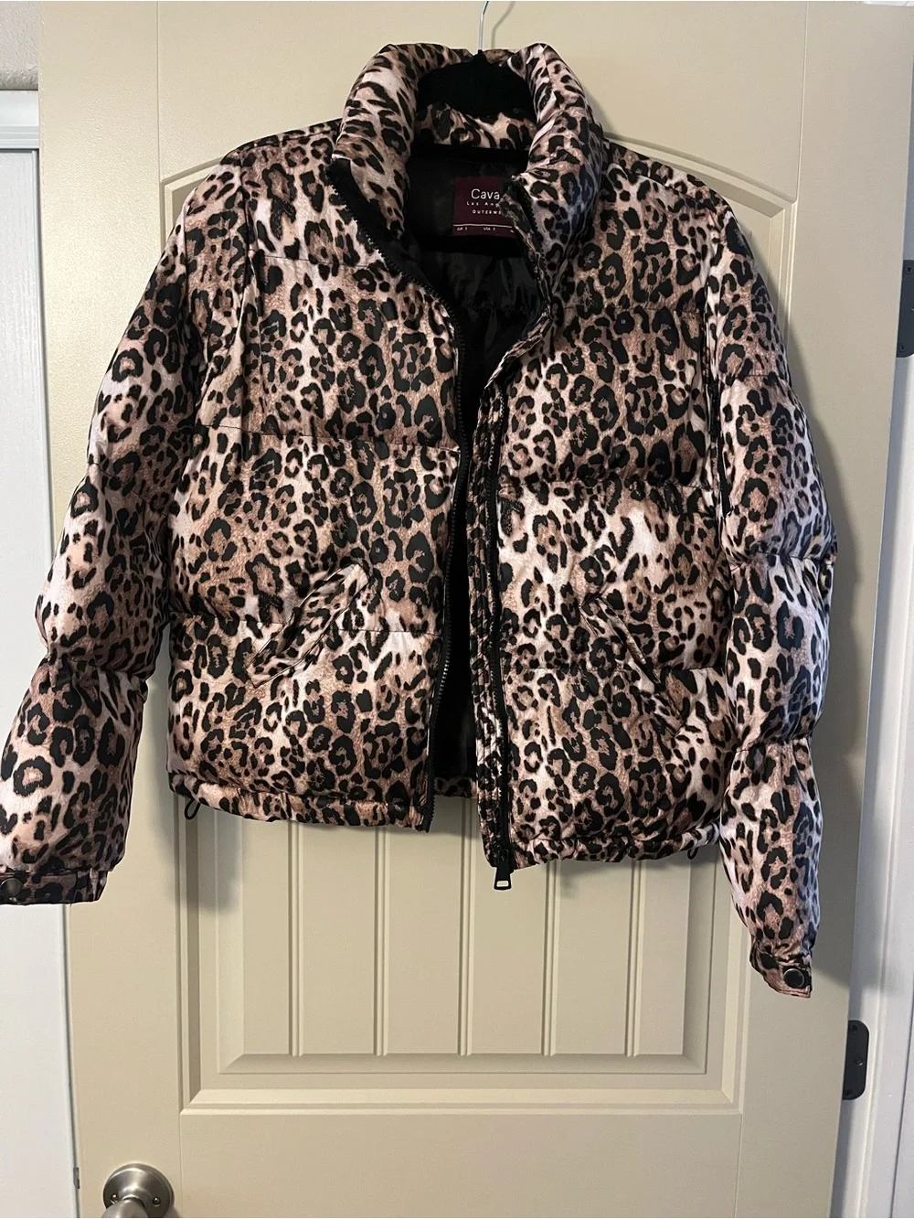 Leopard Puffer Jacket - Picture 1 of 3